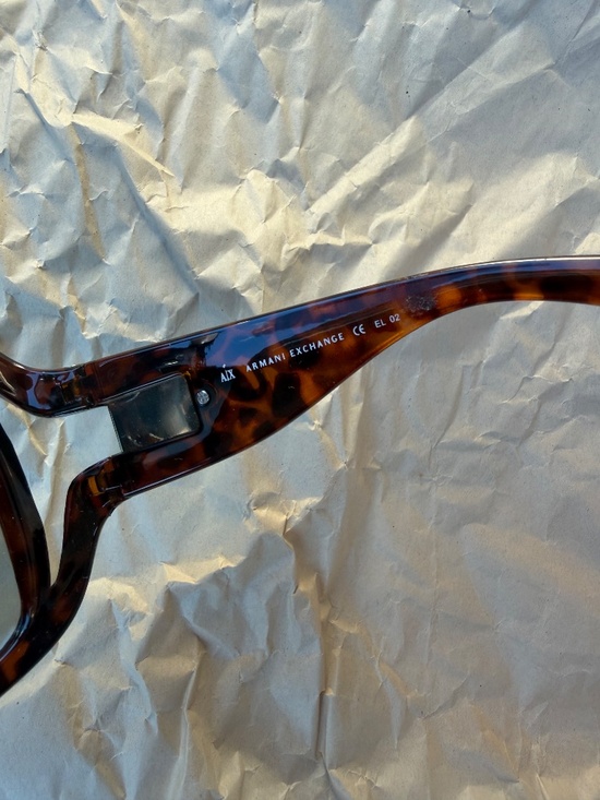 NEW A|X Armani Exchange Oversized Tortoiseshell Sunglasses main image 9